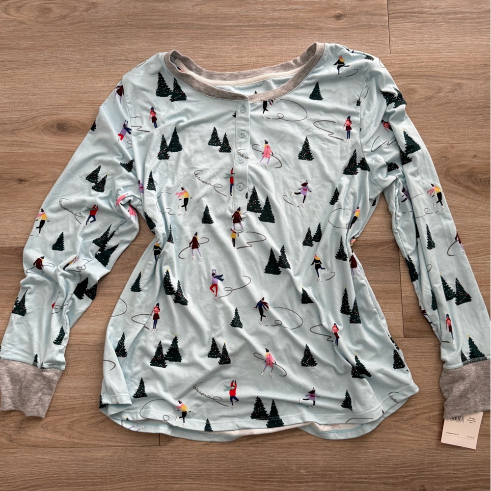 NWT Kate Spade New York Printed Long Jogger Pajama Set - Picture 3 of 8